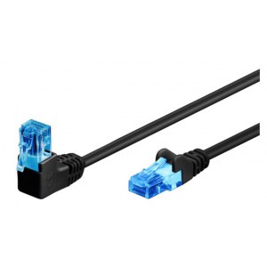 Goobay | CAT 6a | Patch cable | Unshielded twisted pair (UTP) | Male | RJ-45 | Male | RJ-45 | Black | 2 m